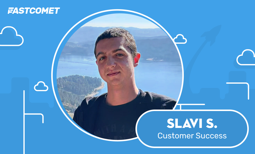 FastComet Employee Spotlight Slavi S. Cover