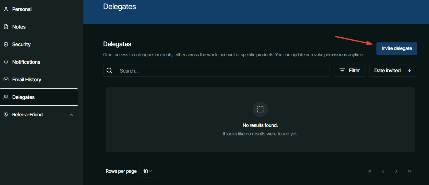 Go to Contacts Sub-accounts