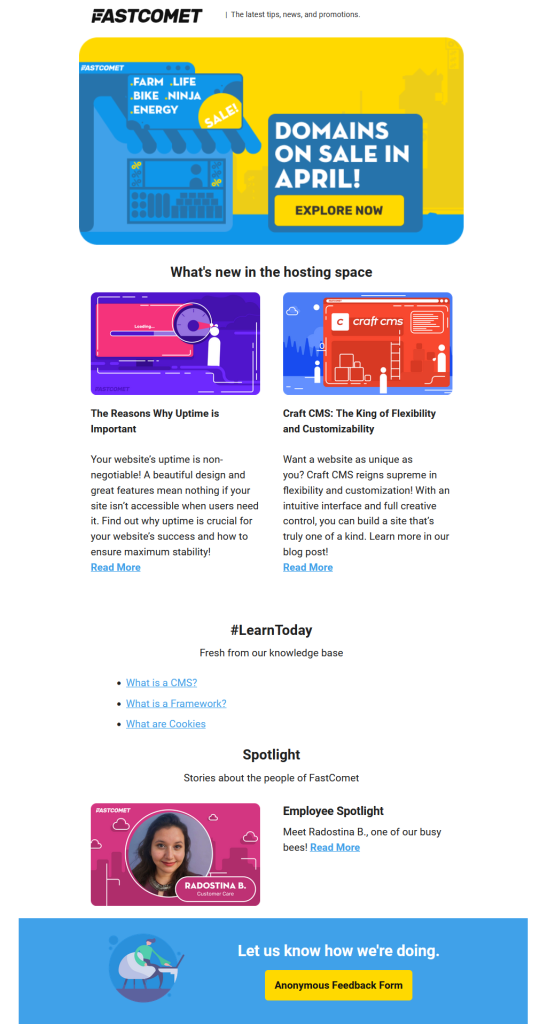 FastComet Email Marketing Done Right The Newsletter